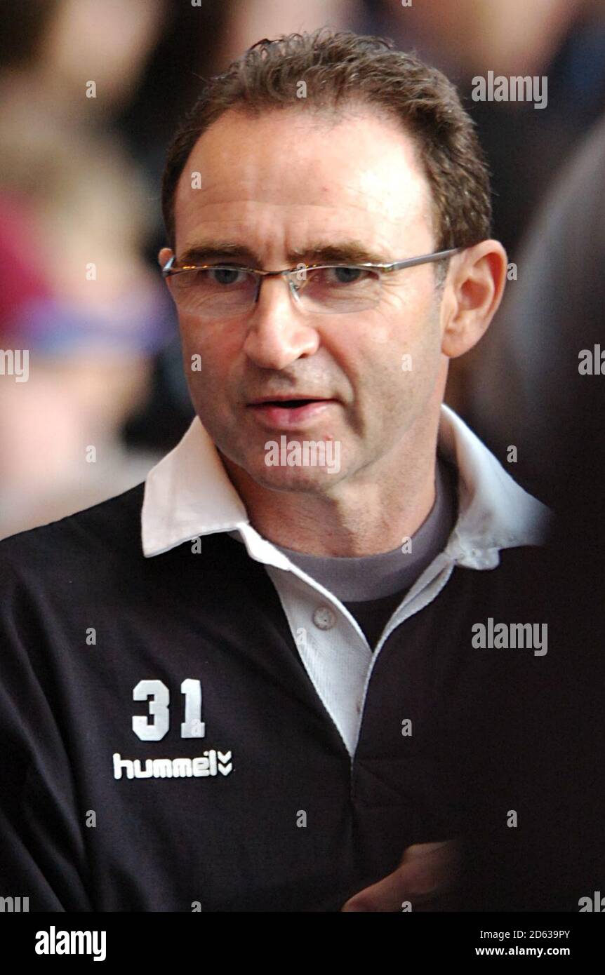 Martin O'Neill, Manager der Aston Villa Stockfoto