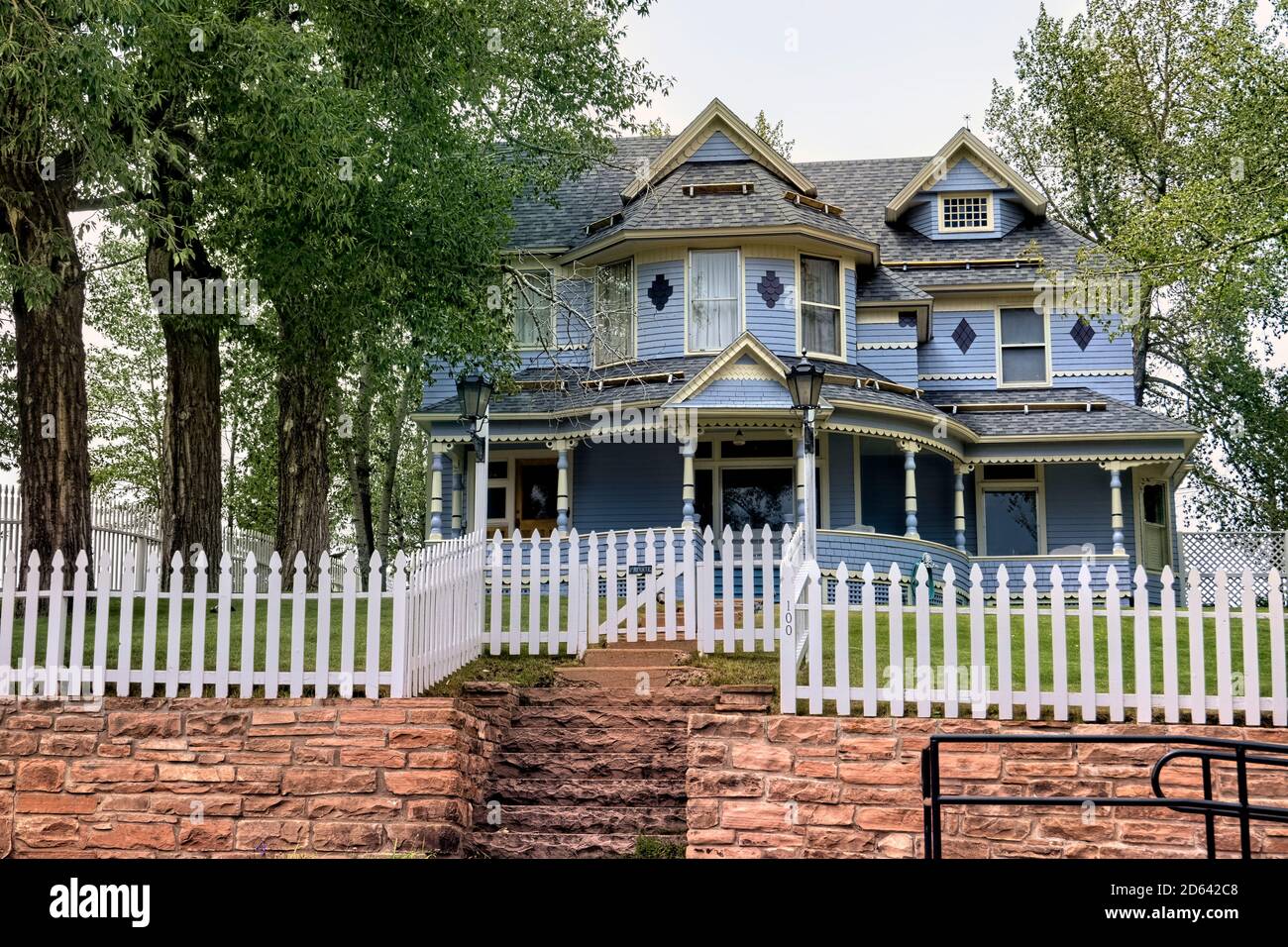 Viktorianische Architektur in Leadville, der höchsten Stadt Amerikas, Colorado, USA Stockfoto