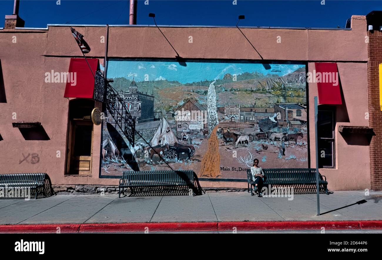 Abhängen in Durango, Colorado, USA Stockfoto