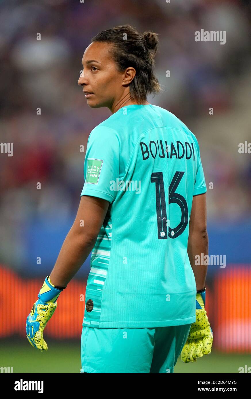 Frankreich Torhüterin Sarah Bouhaddi Stockfoto