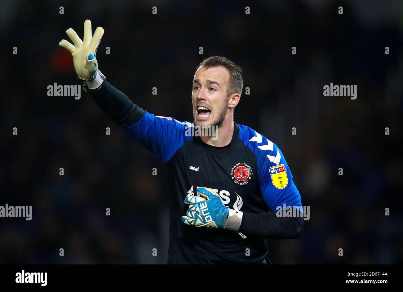 Alex Cairns von Fleetwood Town Stockfoto