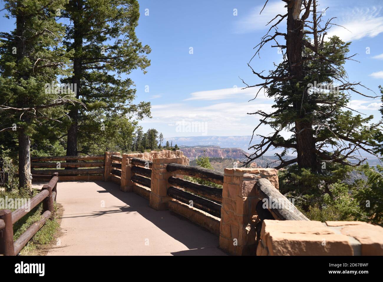 Bryce Canyon National Park, UT., USA 8/15/2020. Aussichtspunkte des Bryce Canyon: Farview, Fairyland, Sonnenaufgang und Sonnenuntergang, Inspiration und Bryce Point. Stockfoto