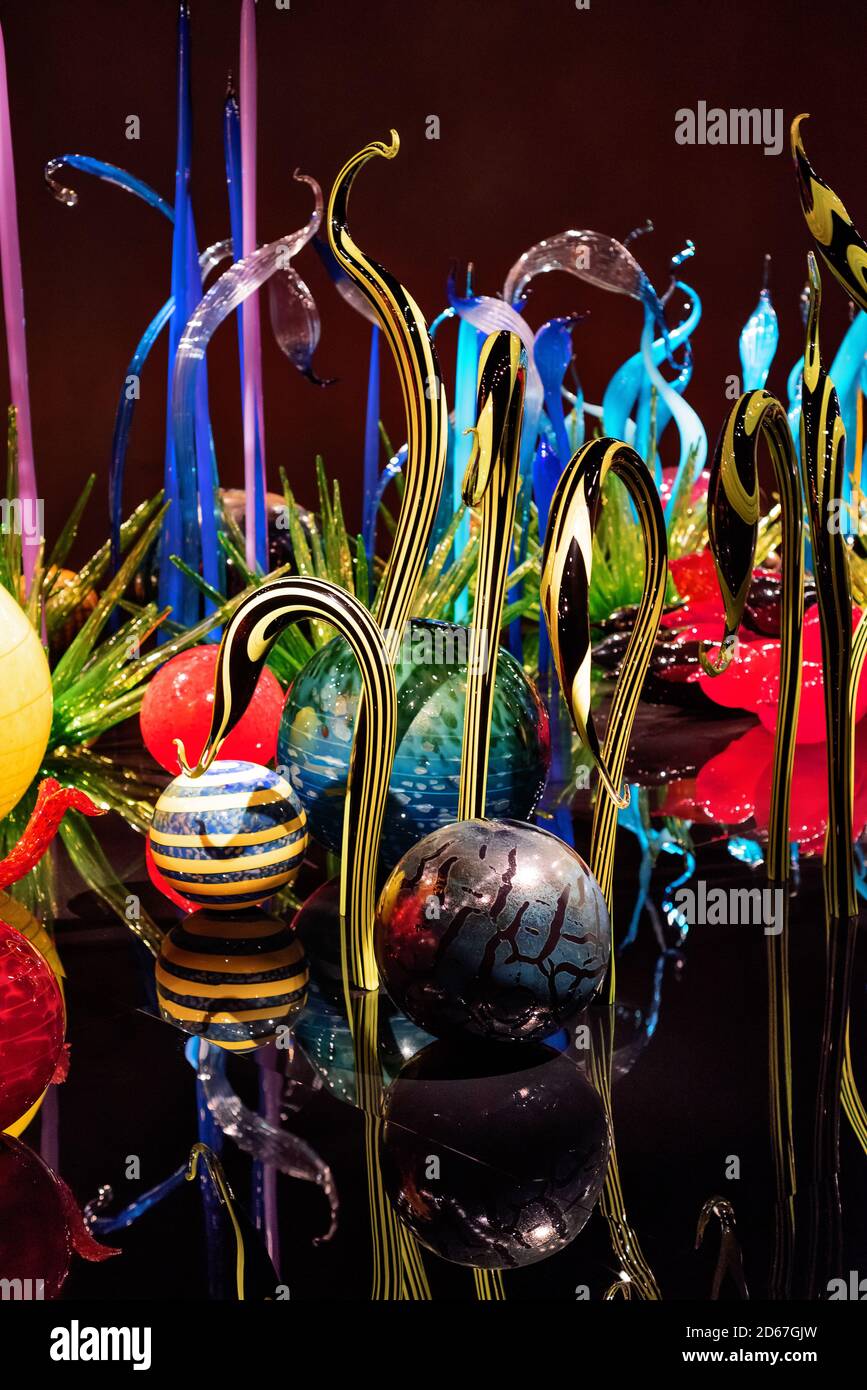 Chihuly Garden and Glass Museum, Seattle, USA Stockfoto