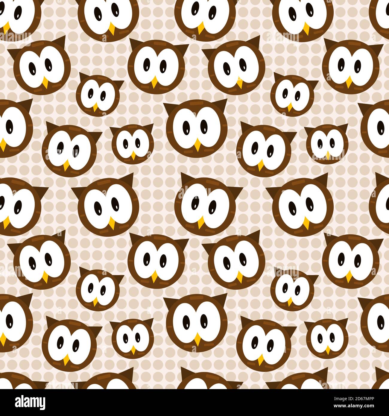 Eule Kopf Vektor Illustration Hintergrund Stock Vektor