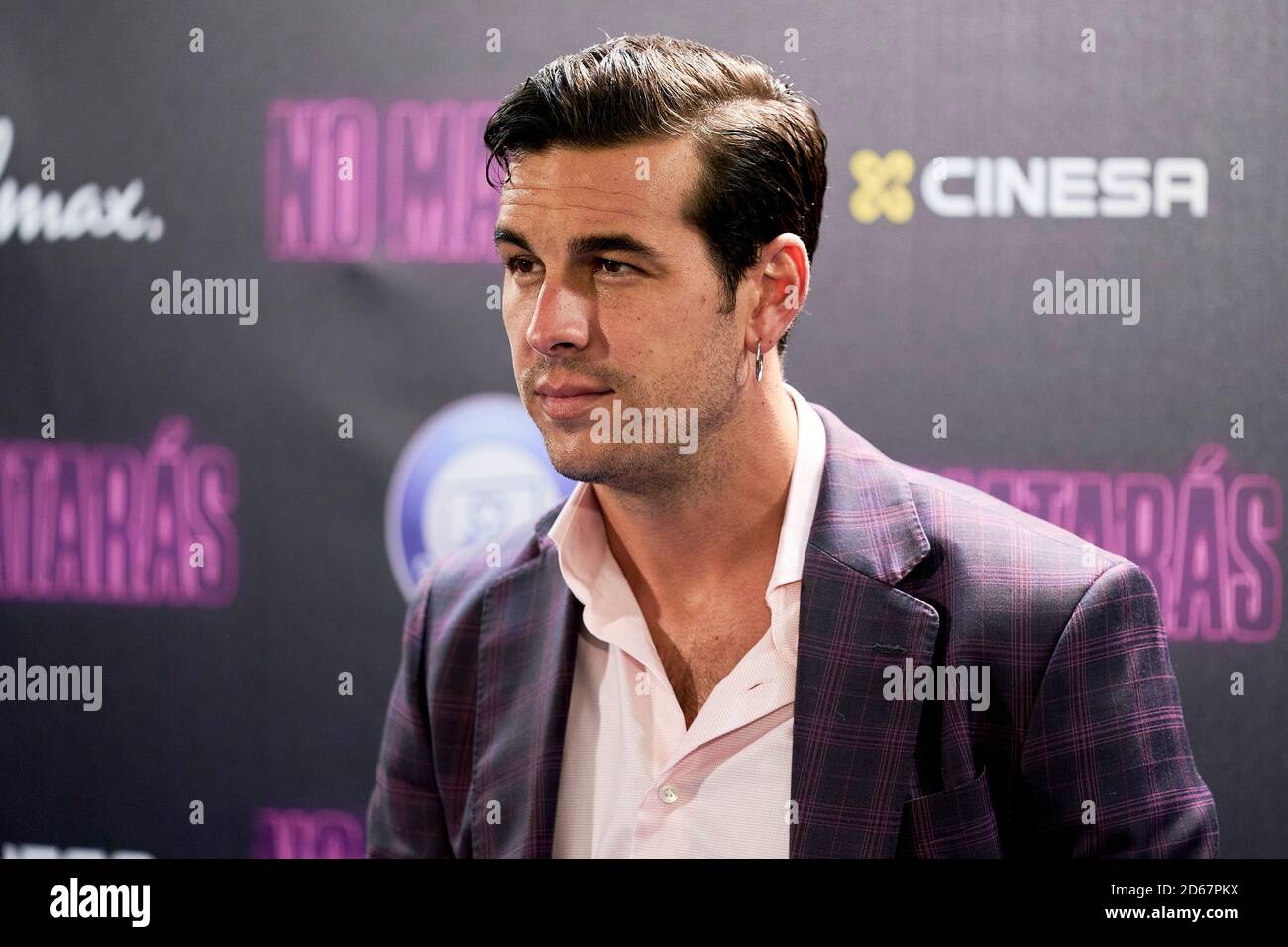 Madrid, Spanien. Oktober 2020. Mario Casas besucht die Filmpremiere „No Mataras“ im Kino Proyecciones in Madrid. Kredit: SOPA Images Limited/Alamy Live Nachrichten Stockfoto