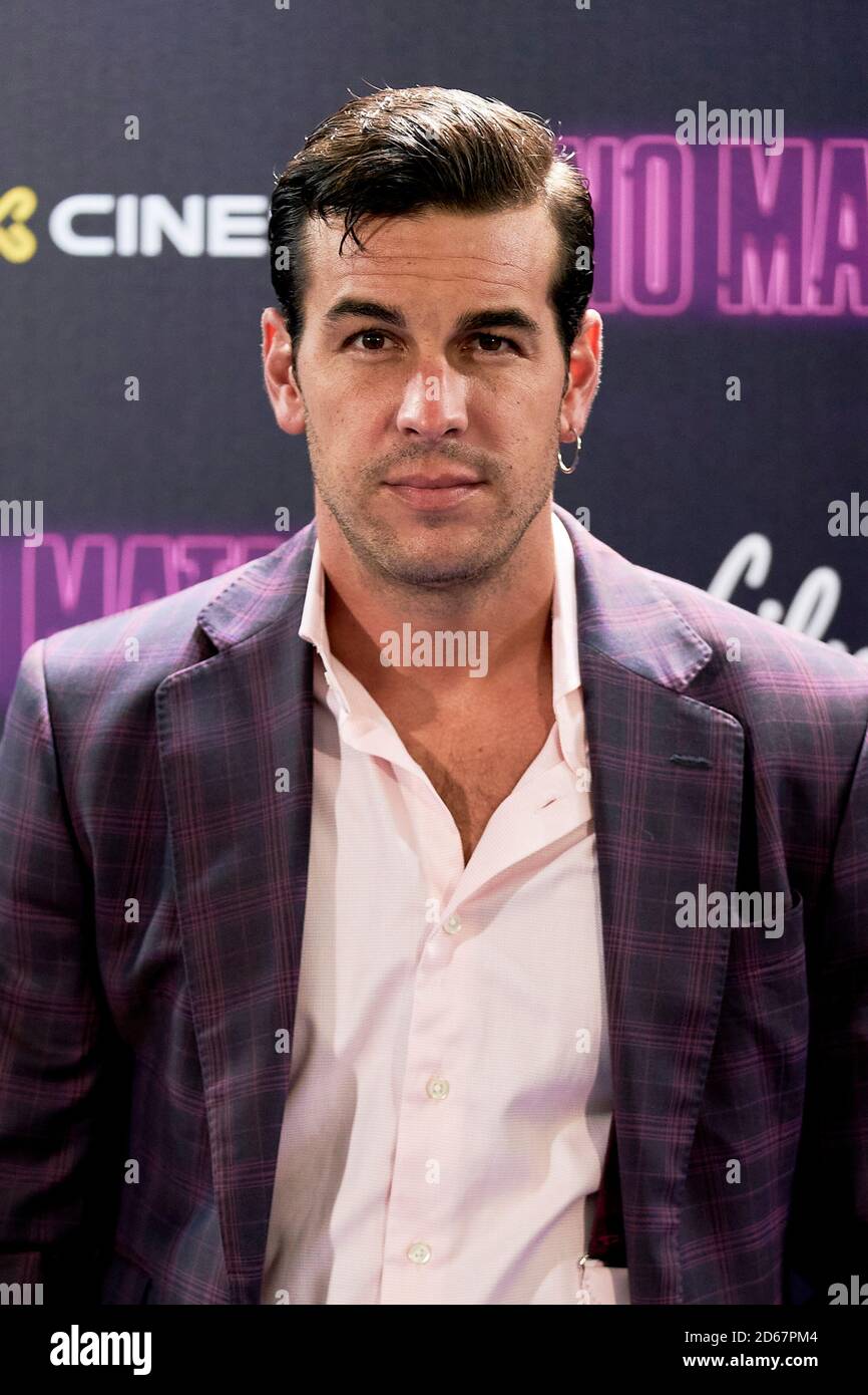 Madrid, Spanien. Oktober 2020. Mario Casas besucht die Filmpremiere „No Mataras“ im Kino Proyecciones in Madrid. Kredit: SOPA Images Limited/Alamy Live Nachrichten Stockfoto