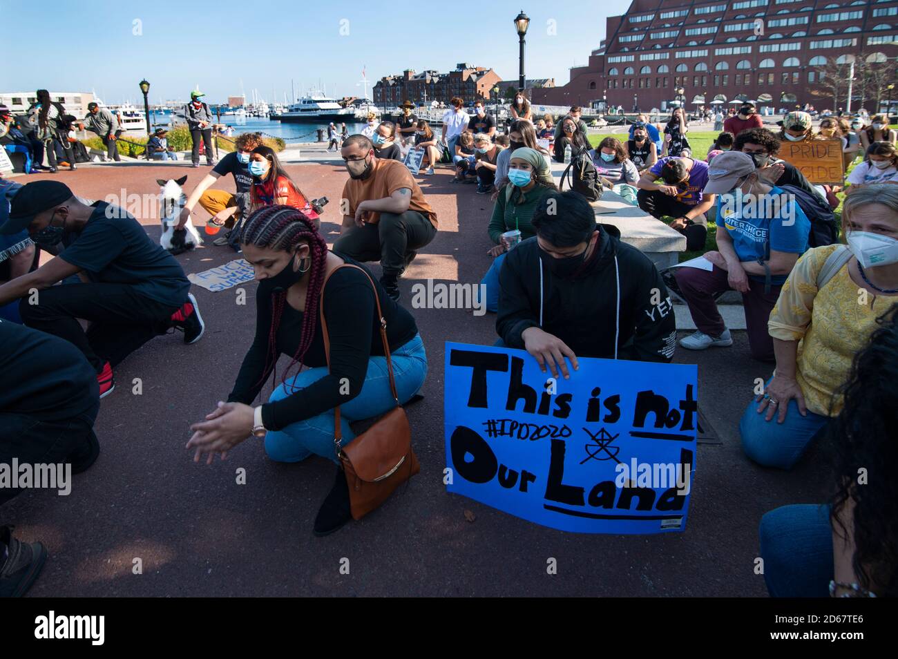 Indigene Völker Tag, Boston, Massachusetts, USA, 10/10/2020. Stockfoto