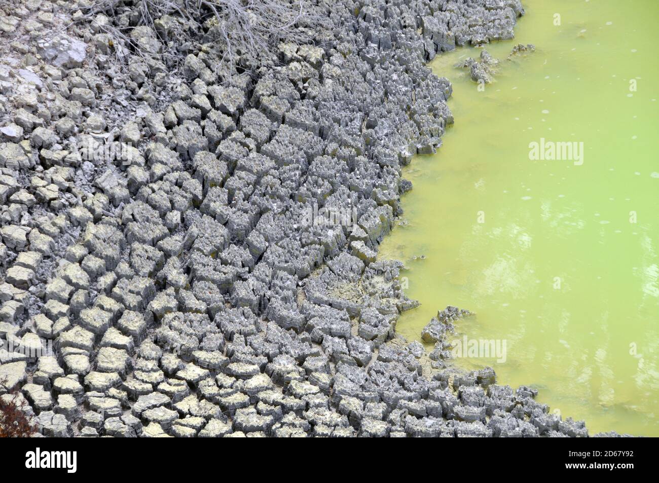 Des Teufels Bad, Waiotapu Thermal Wonderland, Rotorua, Nordinsel, Neuseeland Stockfoto