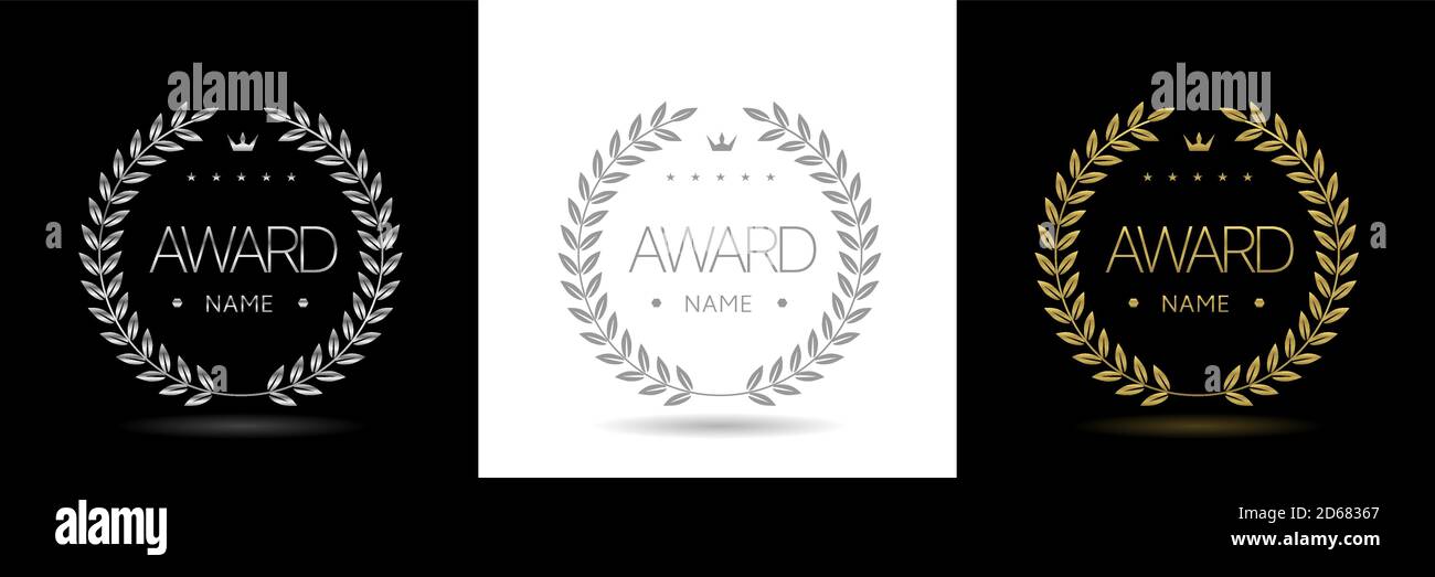 Award-Icon-set Stock Vektor