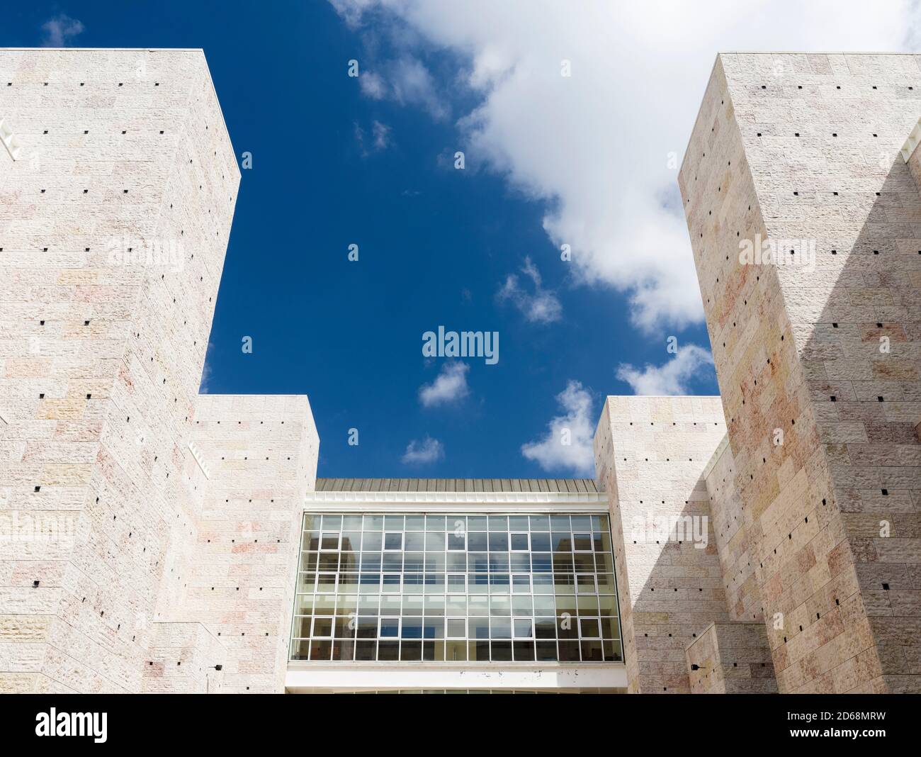 Centro Cultural de Belem, moderne Architektur und ein neues Wahrzeichen in Belem, Lissabon, Portugal Stockfoto