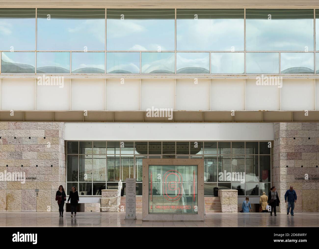 Centro Cultural de Belem, moderne Architektur und ein neues Wahrzeichen in Belem, Lissabon, Portugal Stockfoto