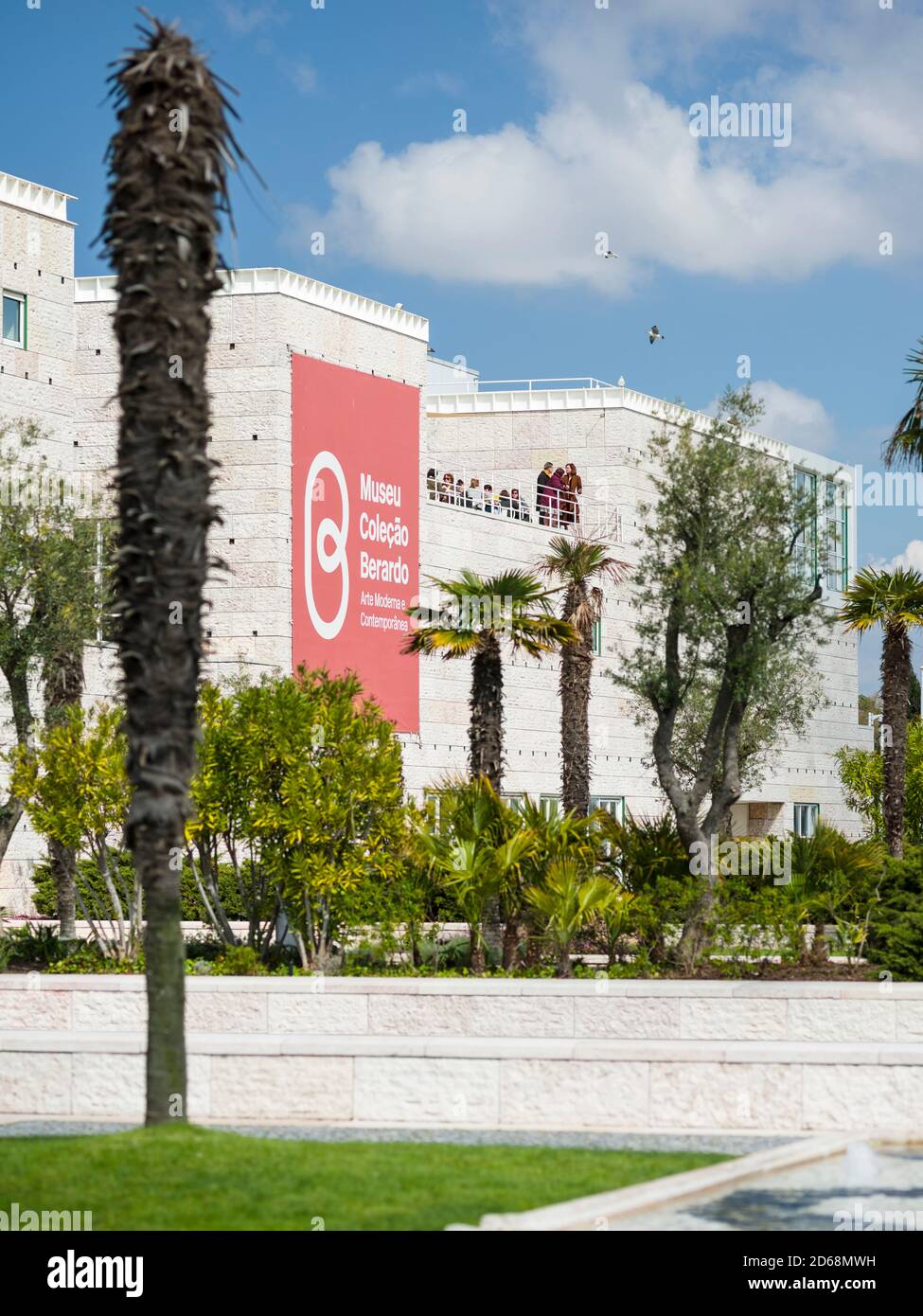 Centro Cultural de Belem, moderne Architektur und ein neues Wahrzeichen in Belem. Lissabon, Portugal, Europa Stockfoto