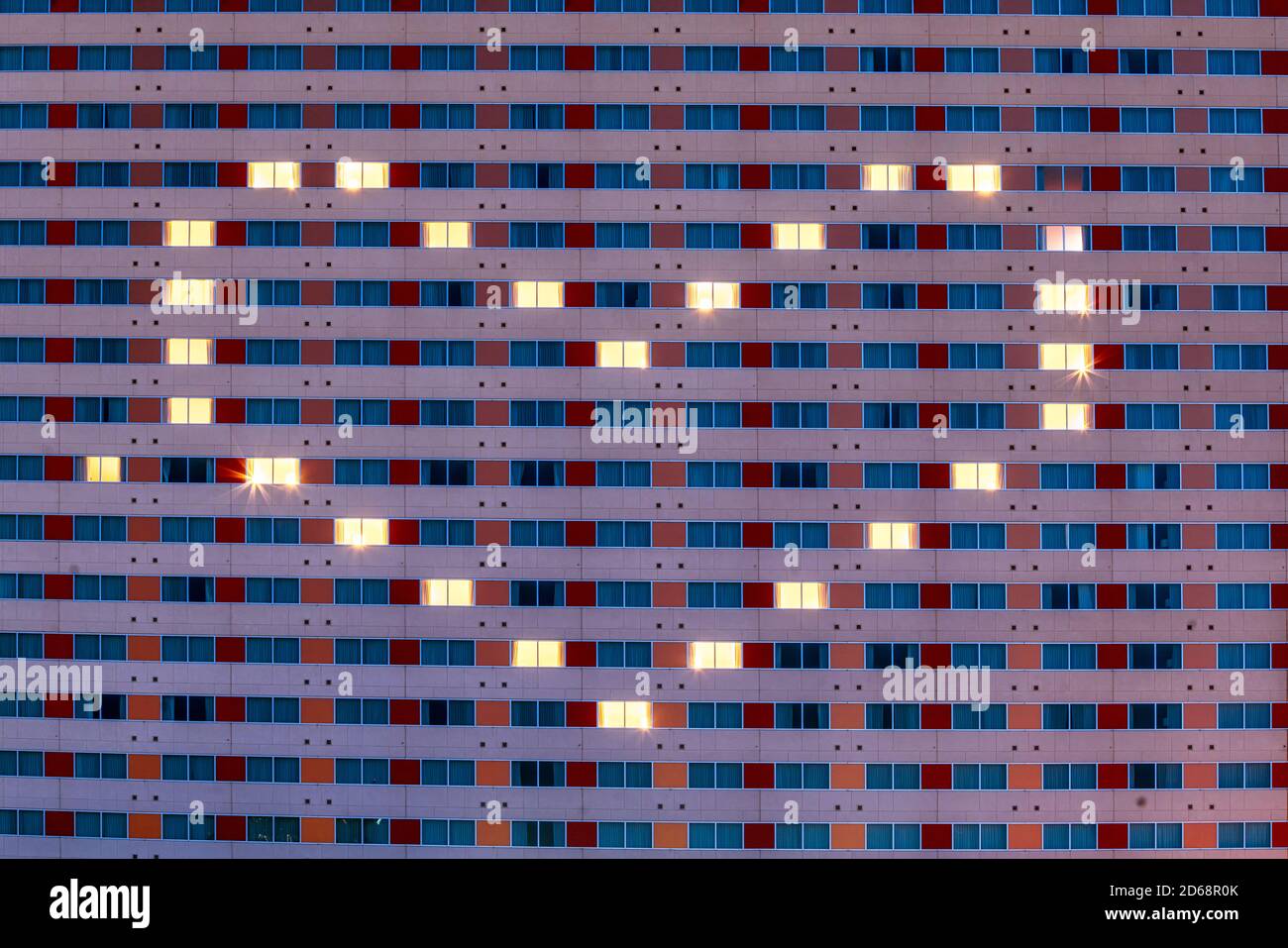 Ein Herz im Sheraton Hotel in Downtown Phoenix, Arizona Stockfoto