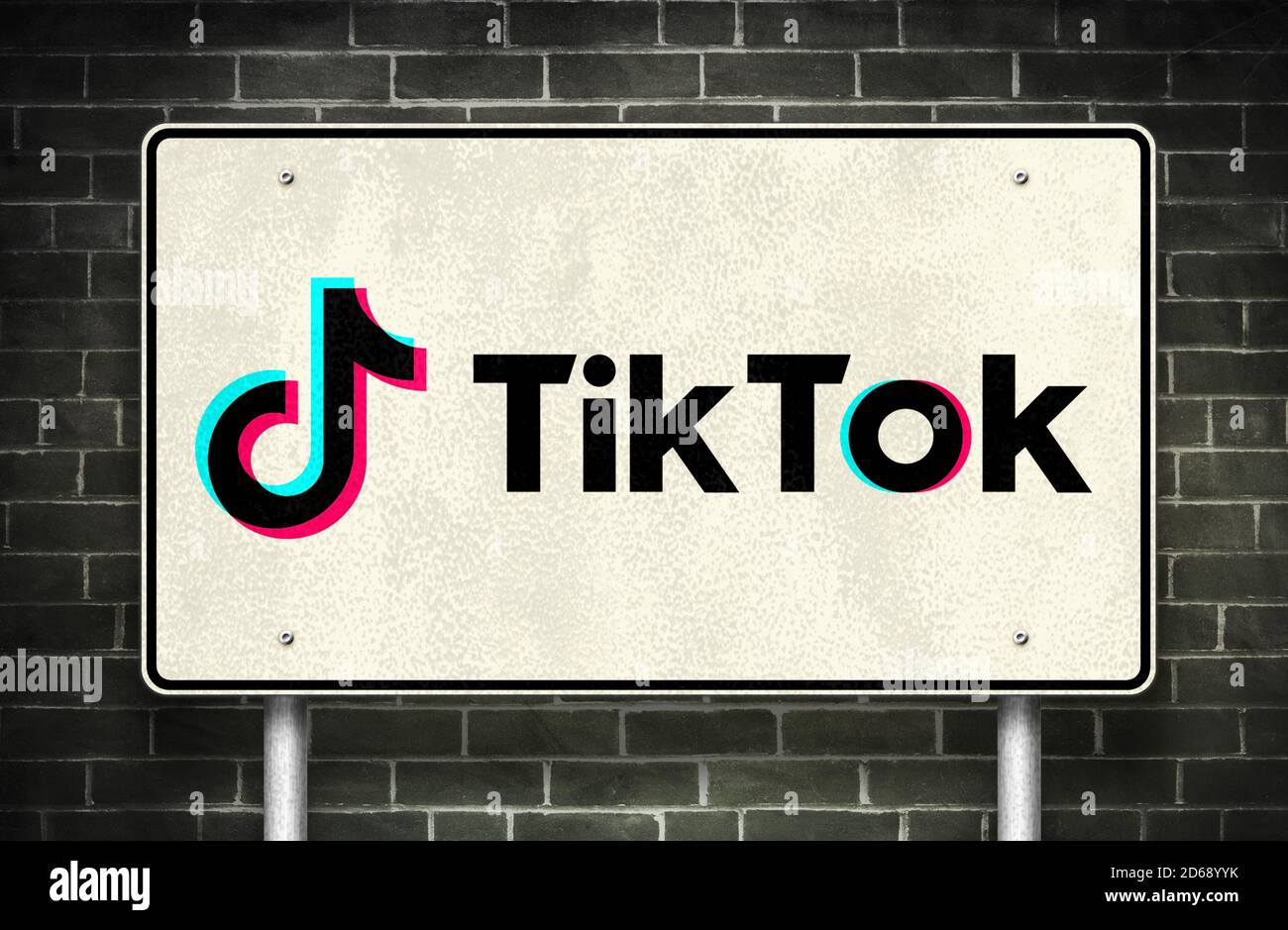 TikTok-Logo Stockfoto