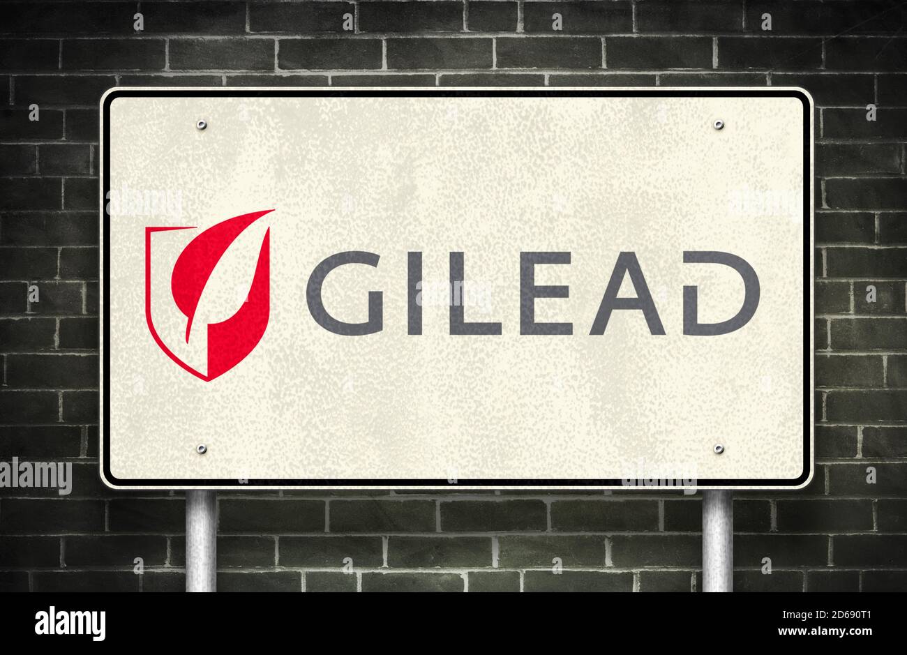 Gilead-Logo Stockfoto