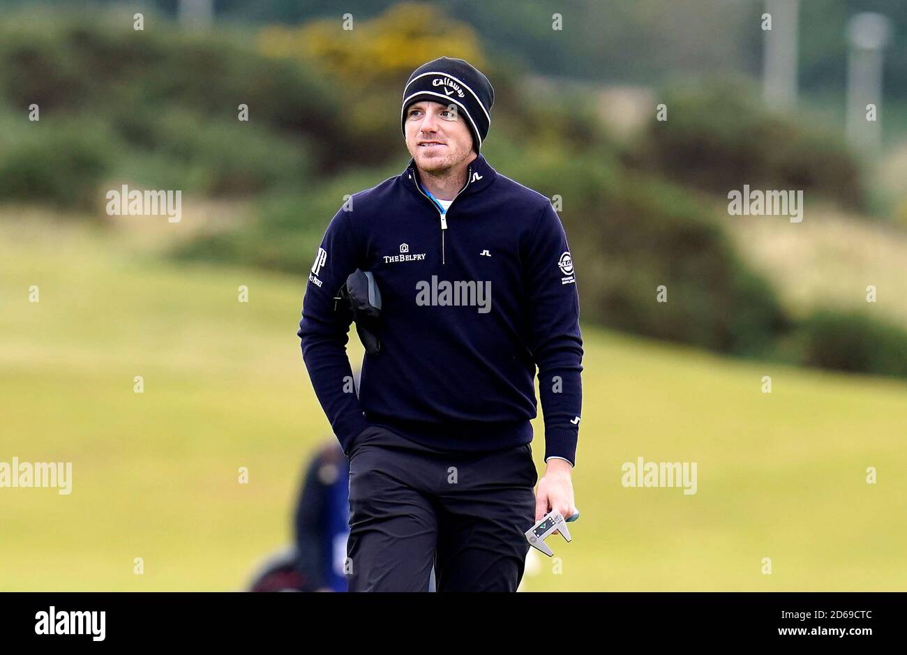 Matt Wallace am ersten Tag der Scottish Championship in Fairmont St Andrews. Stockfoto