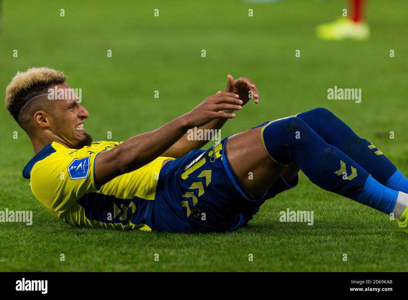 Brondby, Dänemark. September 2019. Hany Mukhtar (10) von Broendby, WENN er während des 3F Superliga-Spiels zwischen Broendby IF und FC Nordsjaelland im Brondby Stadium gesehen wurde. (Foto: Gonzales Photo - Thomas Rasmussen). Stockfoto