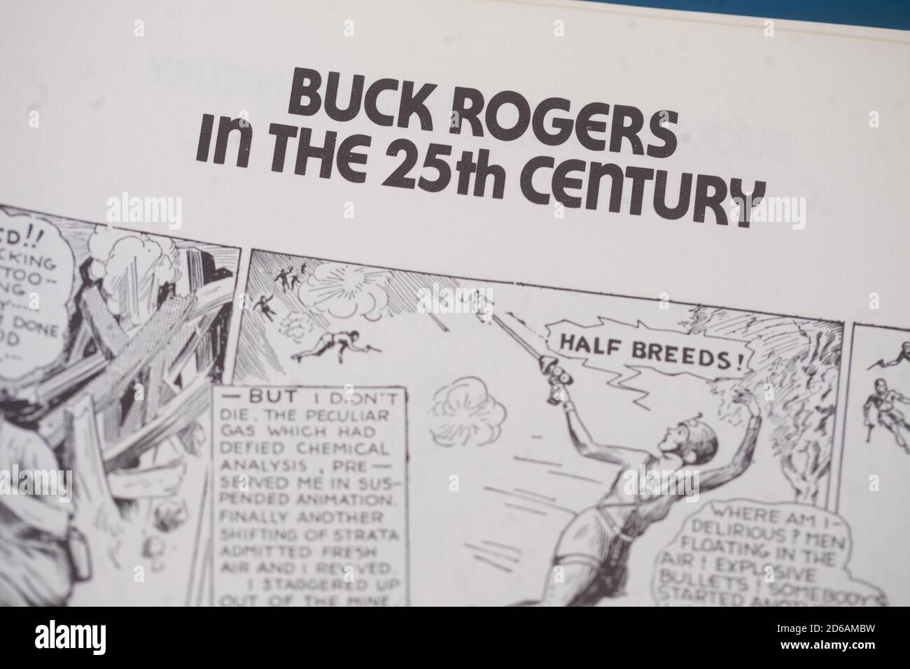 Buck Rogers Comicstrip Stockfoto