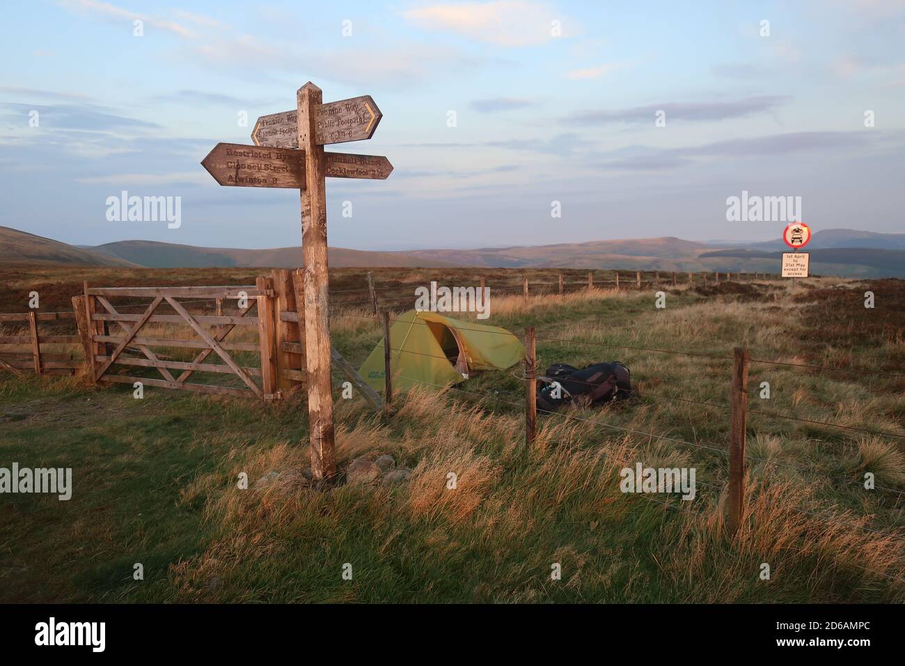 Die anglo-schottische Grenze. Großbritannien. VEREINIGTES KÖNIGREICH Stockfoto