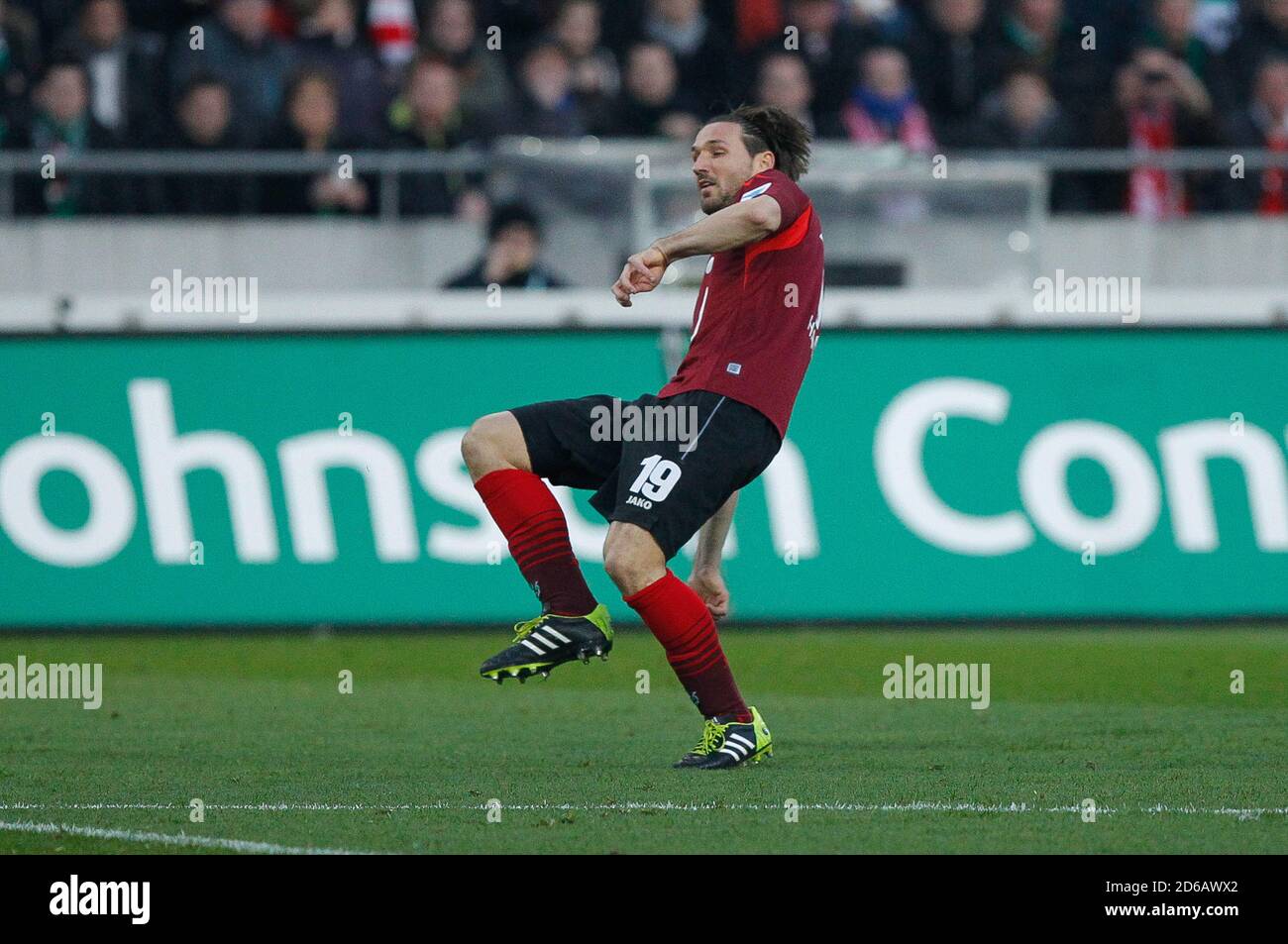 Christian Schulz von Hannover 96 während der Bundesliga 2013 / 2014 Hanovre - Bayern München am 23 2014. Februar in der HDI-Arena, Hanovre Foto Laurent Lairys / DPPI Stockfoto