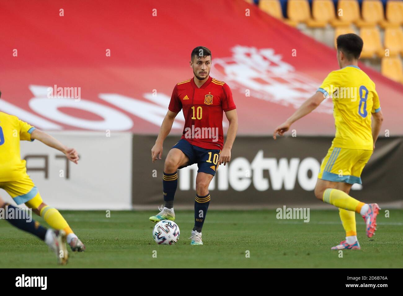 Alcorcon, Spanien. Oktober 2020. Oscar Rodriguez (ESP) Fußball: UEFA U 21 Meisterschaft Qualifikationsrunde Spiel zwischen U21 Spanien 3-0 U21Kasachstan im Estadio Santo Domingo in Alcorcon, Spanien . Quelle: Mutsu Kawamori/AFLO/Alamy Live News Stockfoto