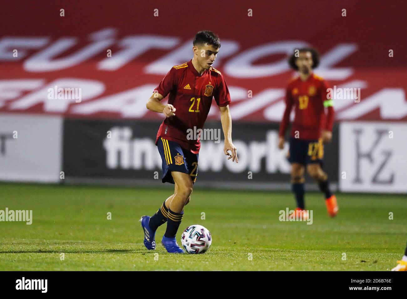 Alcorcon, Spanien. Oktober 2020. Pedri (ESP) Fußball : UEFA unter 21 Meisterschaft Qualifikationsrunde Spiel zwischen U21 Spanien 3-0 U21Kasachstan im Estadio Santo Domingo in Alcorcon, Spanien . Quelle: Mutsu Kawamori/AFLO/Alamy Live News Stockfoto