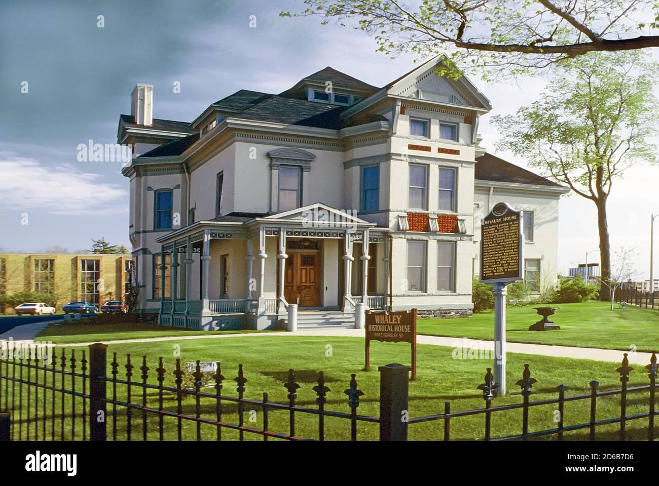 Beispiel eines viktorianischen Hauses - Whaley historisches Haus, Flint, Michigan Stockfoto
