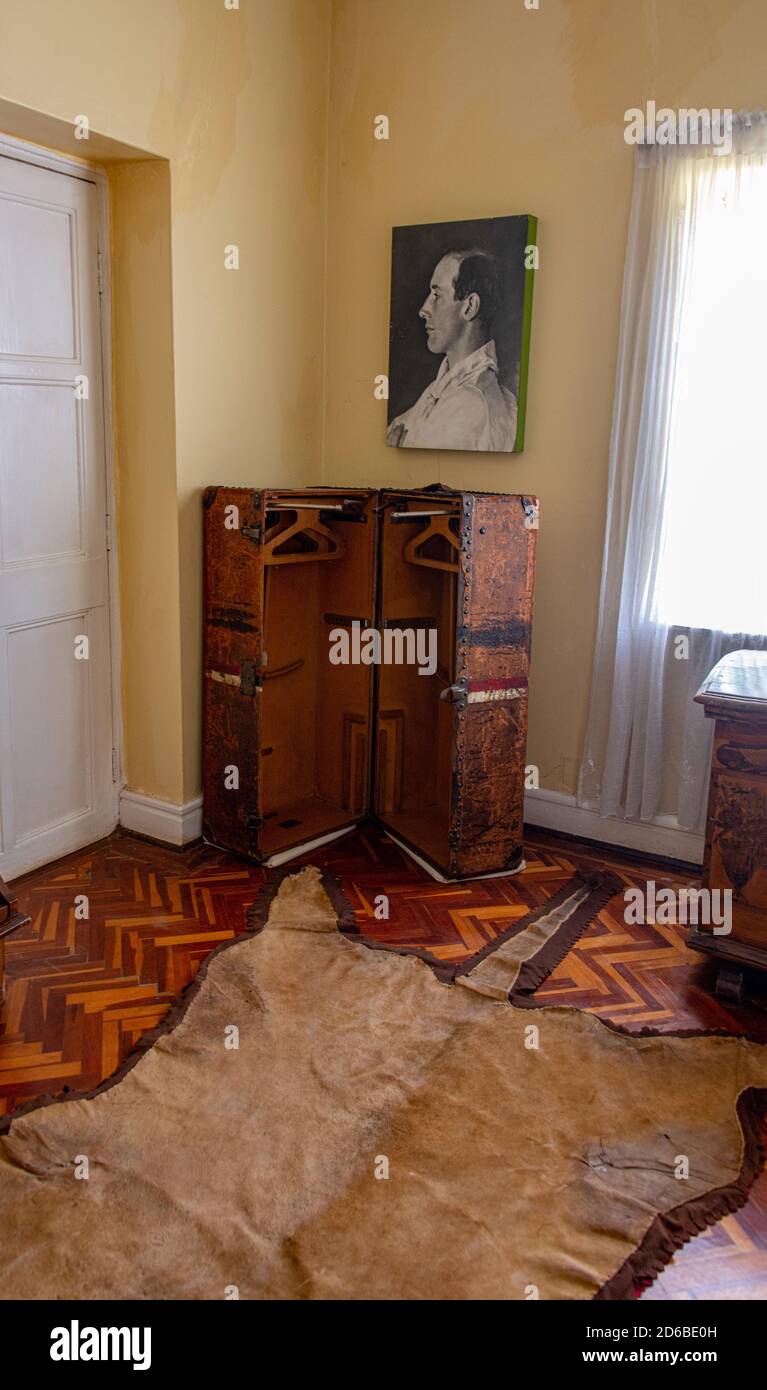 Deny Finch Hatton Zimmer in Karen Blixens Haus Stockfoto