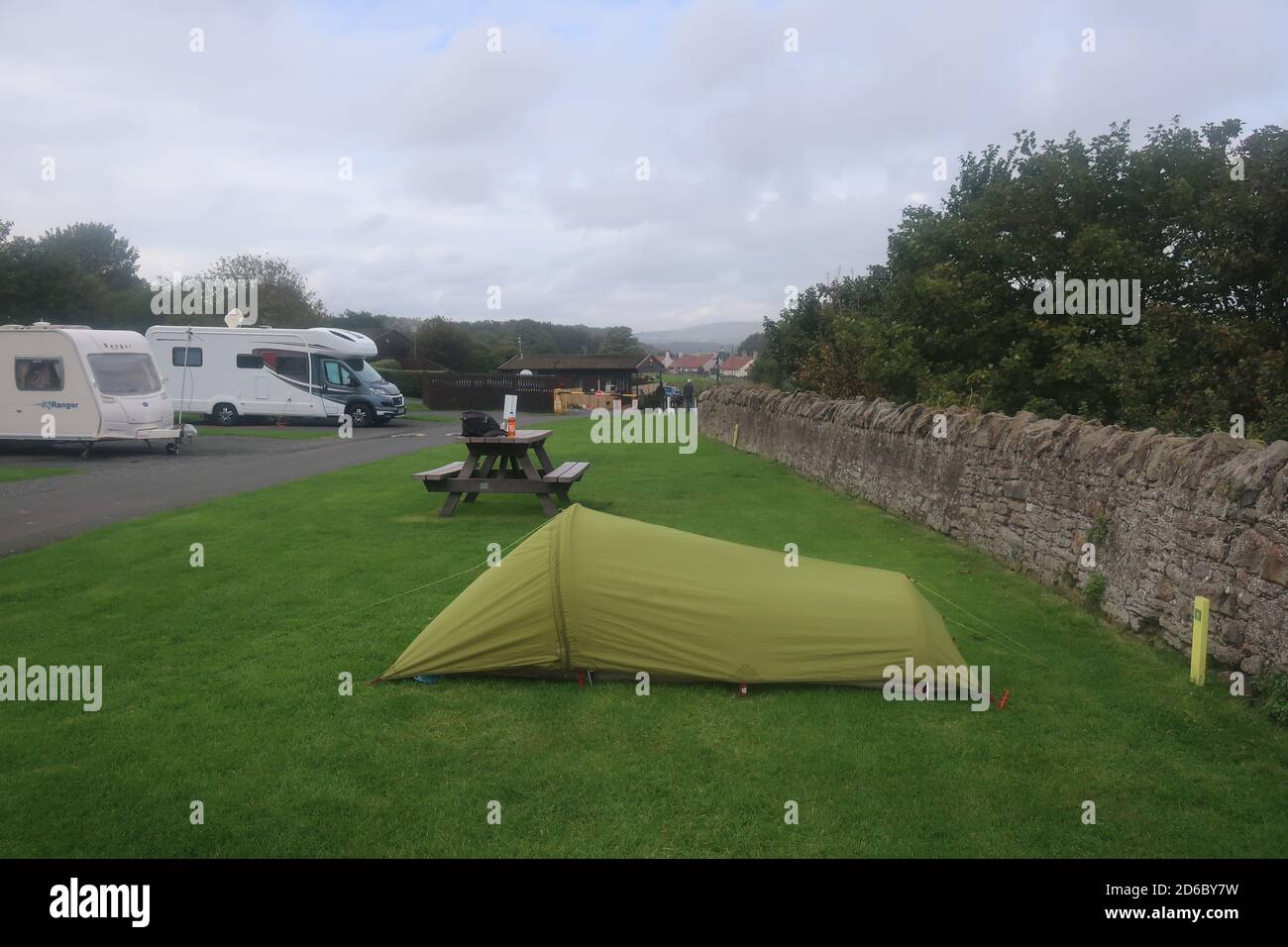 Die anglo-schottische Grenze. Großbritannien. VEREINIGTES KÖNIGREICH Stockfoto