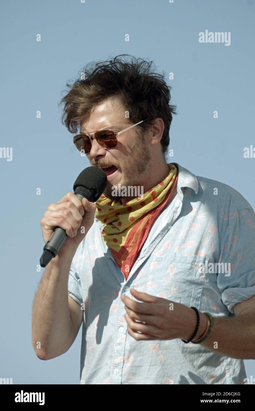 Tommy Hare, The Coalminers, Jazz on the Vine, Sevenoaks, Kent, 13. September 2020. Stockfoto