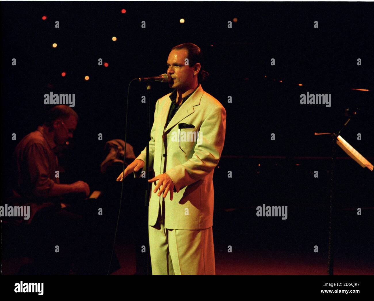 Kurt Elling, Brecon Jazz Festival, Brecon, Powys, Wales, August 2003. Stockfoto