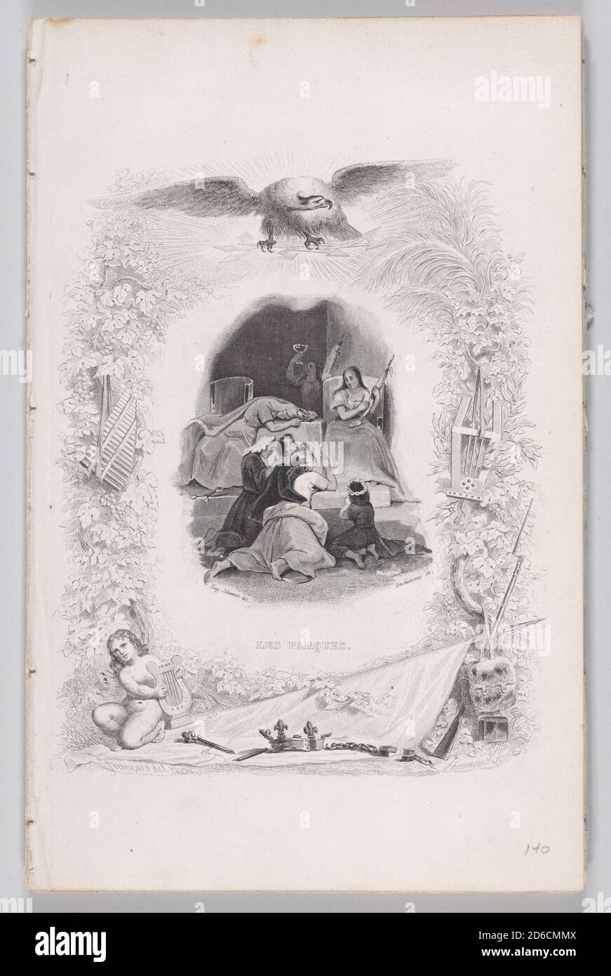 The Fates, aus den Liedern von B &#xe9;Ranger, 1829. Stockfoto