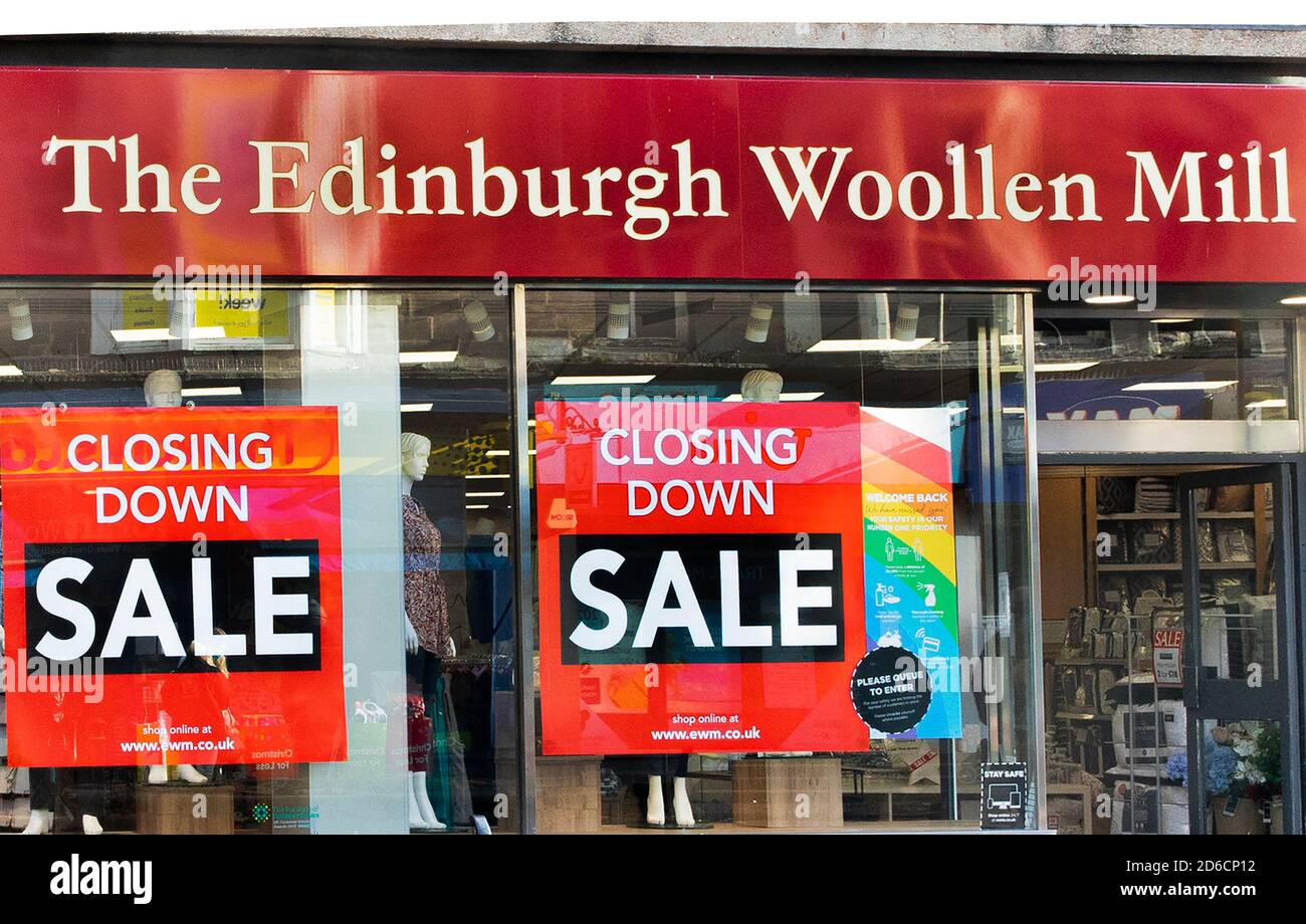 Edinburgh Woollen Mühle Stockfoto