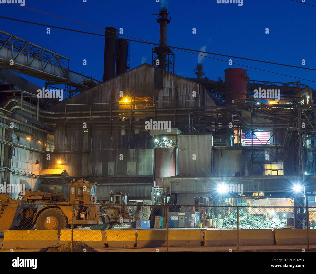 AcelorMittal Steel Mill, Cleveland, Ohio, USA Stockfoto