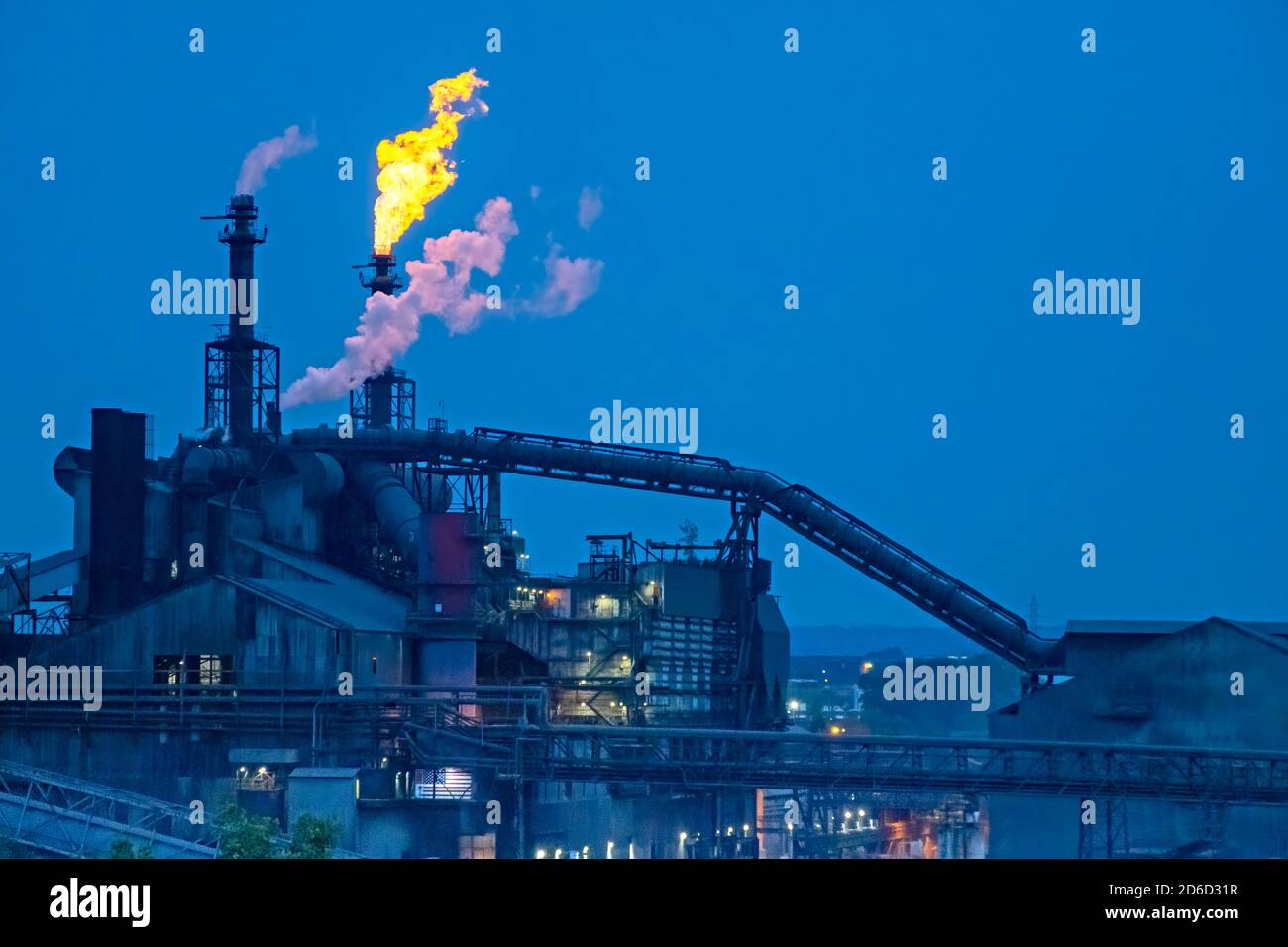 AcelorMittal Steel Mill, Cleveland, Ohio, USA Stockfoto