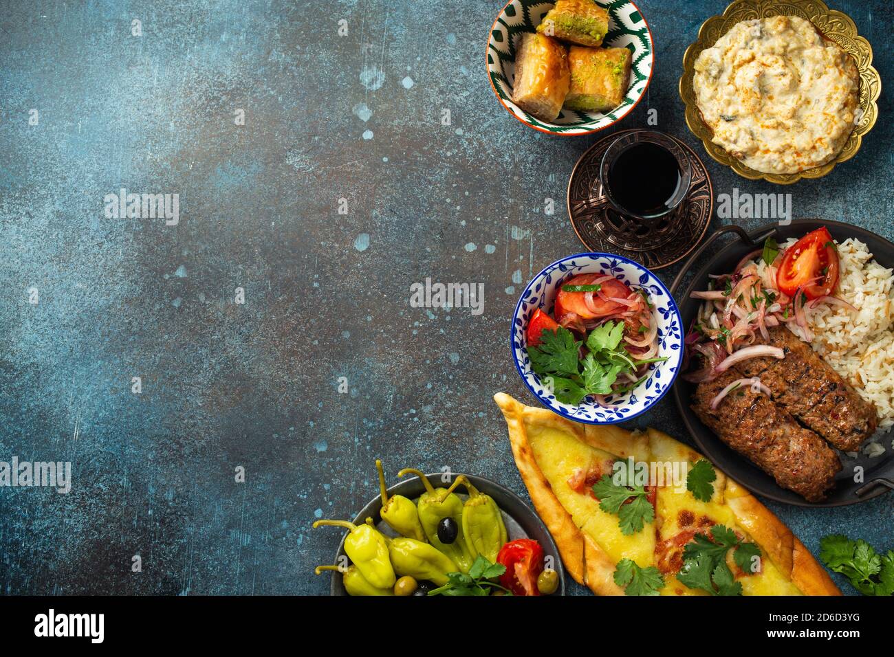 Traditionelle türkische Küche Stockfoto