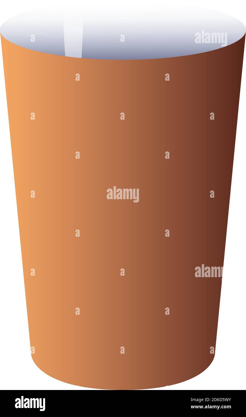 Becher für Firmen- und Produktmarken Vektor Illustration Design Stock Vektor