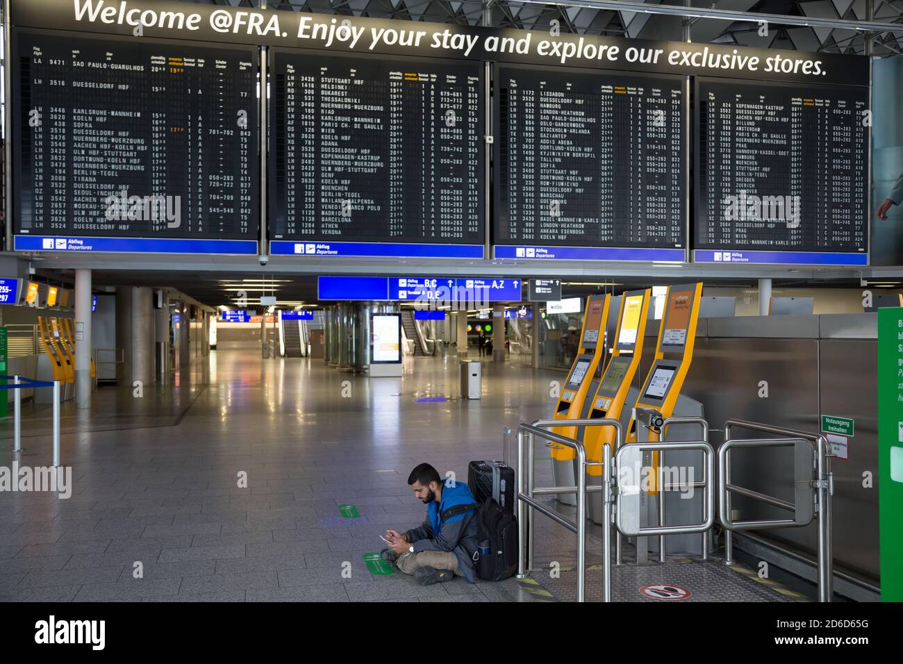 Aussichtsplattform Frankfurt Flughafen Terminal 1 www.alamy.de