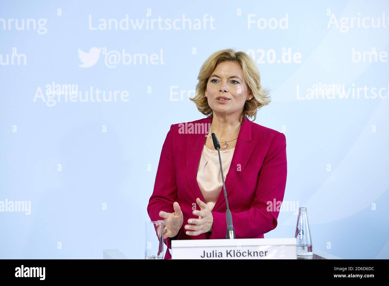 09.09.2020, Berlin, Berlin, Deutschland - Julia Kloeckner, Bundesministerin für Ernährung und Landwirtschaft bei einer Pressekonferenz im Ministerium. 00R200909D038CA Stockfoto