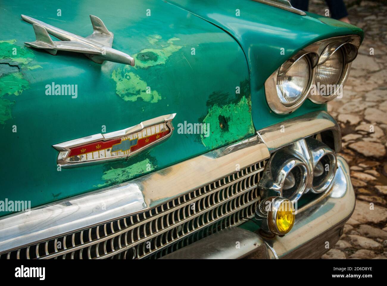 Detail der klassischen kubanischen Auto, Kuba Stockfoto