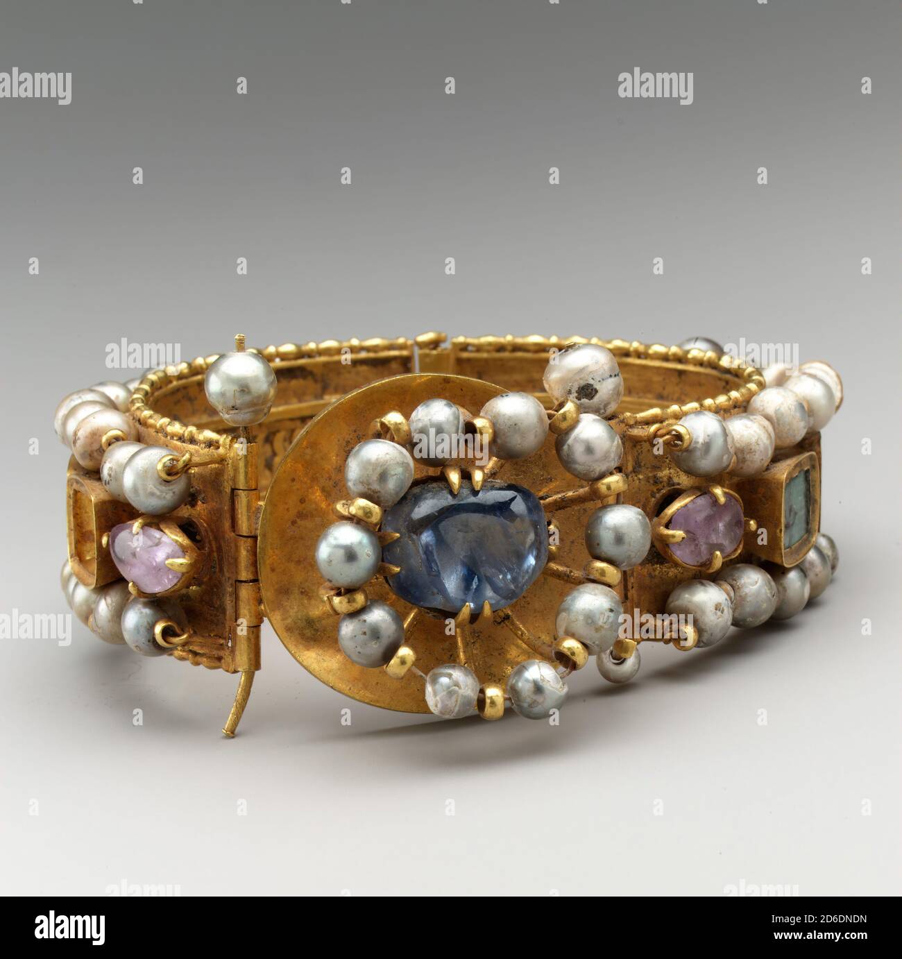 Jeweled Bracelet, Byzantine, 500-700. Stockfoto