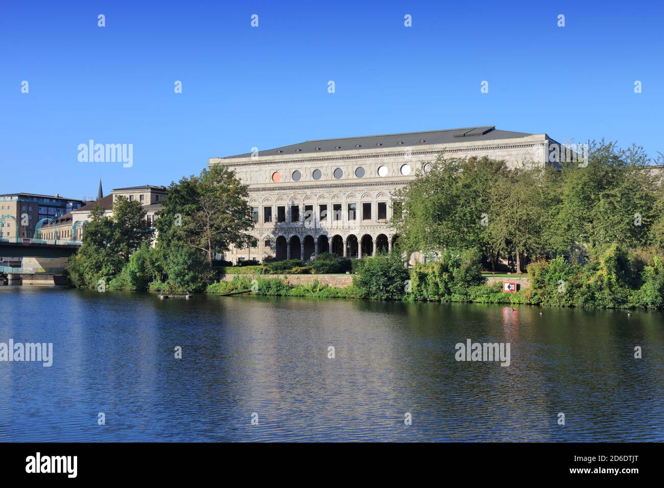Mülheim an der Ruhr in Deutschland. Kongresszentrum Stadthalle und Veranstaltungsort. Stockfoto Mülheim an der Ruhr in Deutschland. Kongresszentrum Stadthalle und Veranstaltungsort. Stockfoto