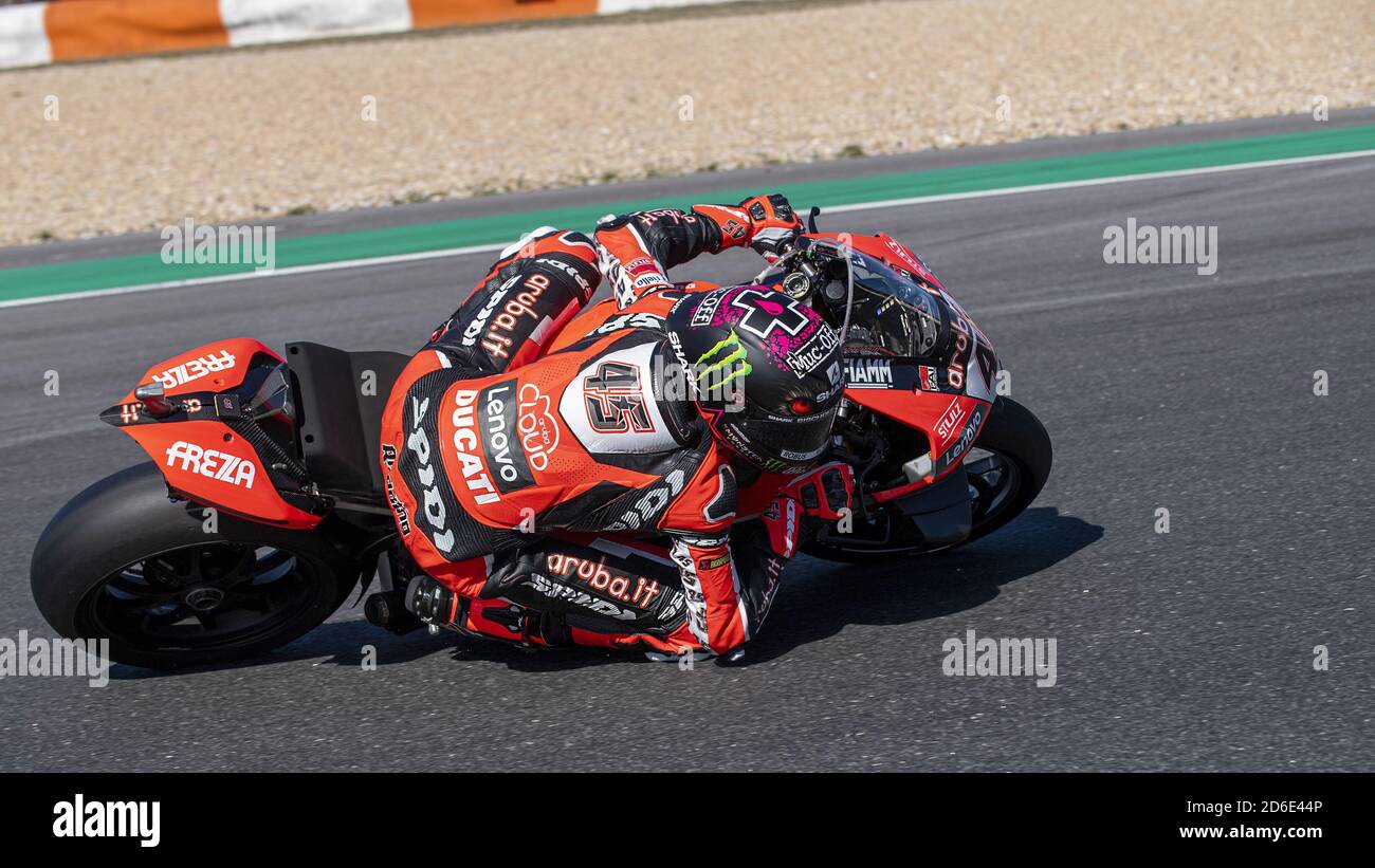 Estoril, Portugal, Italien. Oktober 2020. Freies Training, World Superbike - SBK in estoril, portugal, Italien, Oktober 16 2020 Kredit: Unabhängige Fotoagentur/Alamy Live Nachrichten Stockfoto