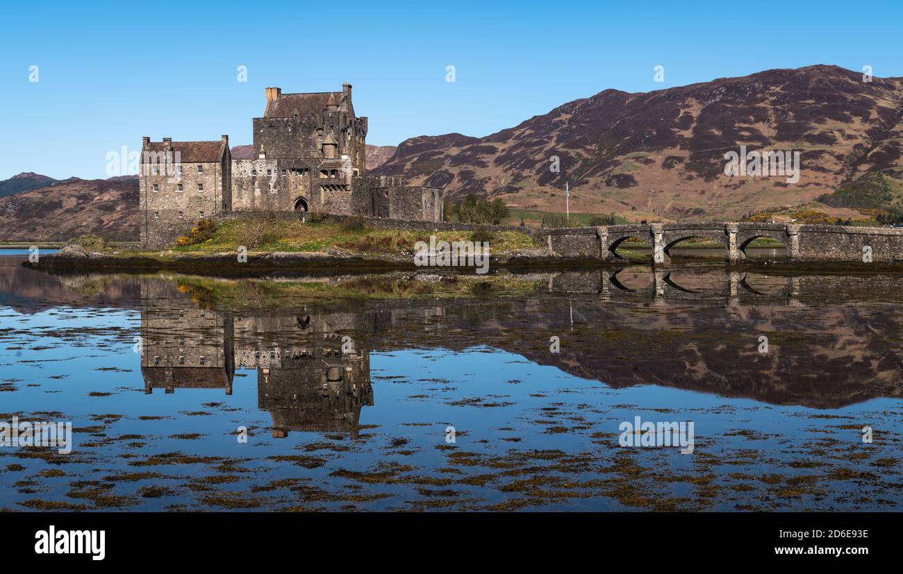 Großbritannien, Schottland, Highlands, Eilean Donan Castle Stockfoto