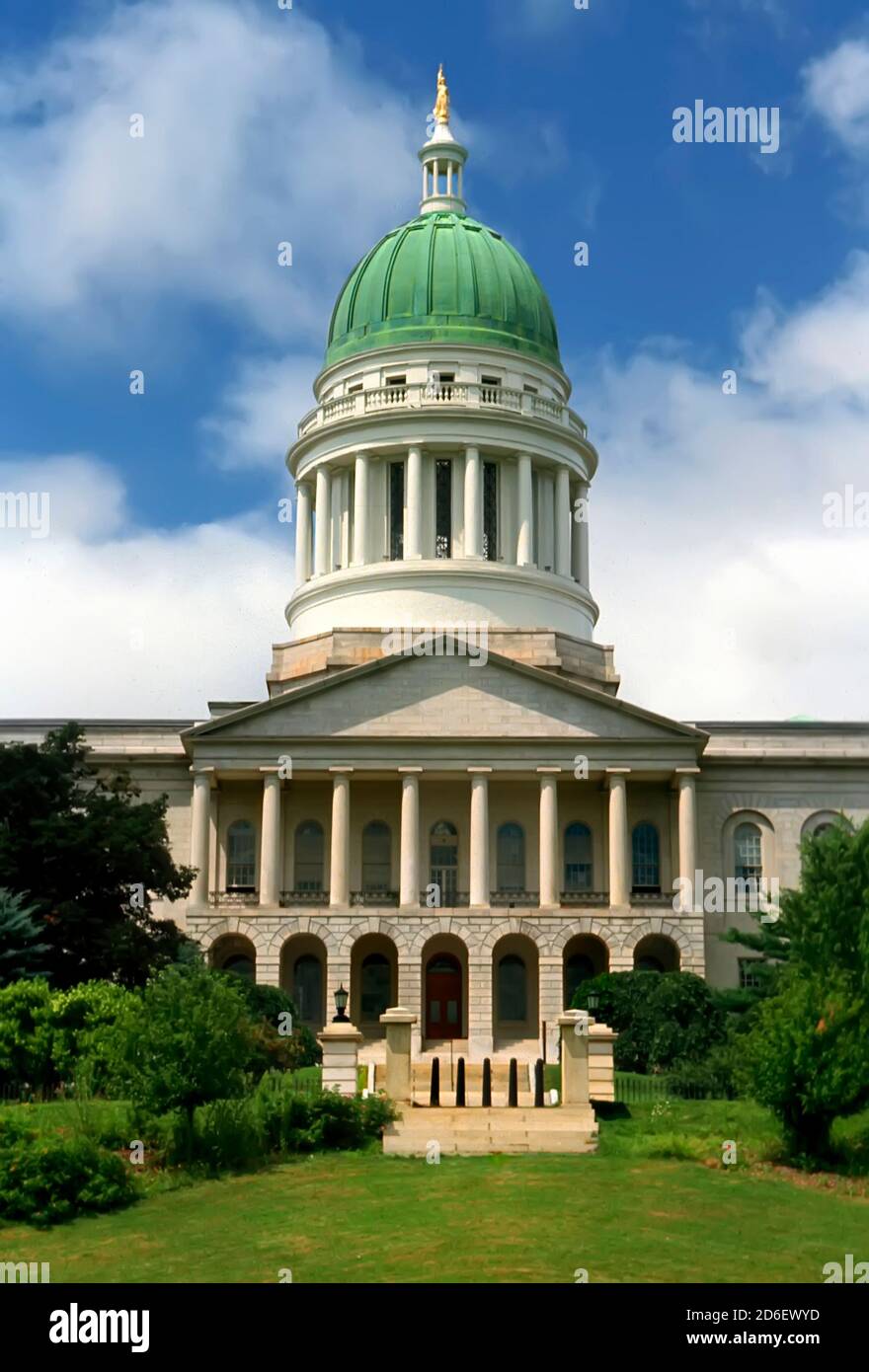 Augusta Maine State Capitol Building Stockfoto