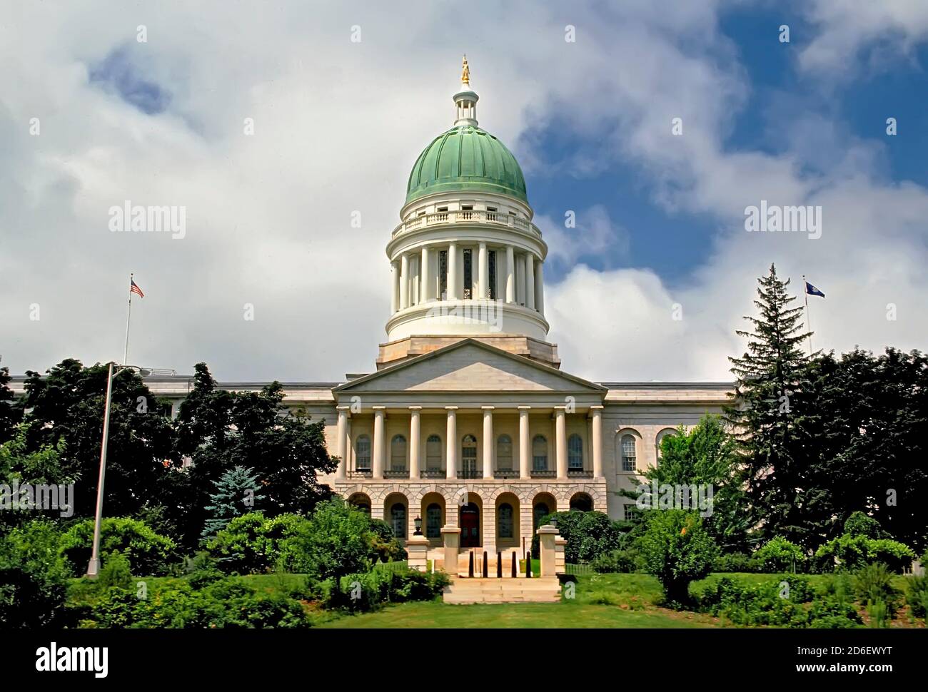 Augusta Maine State Capitol Building Stockfoto