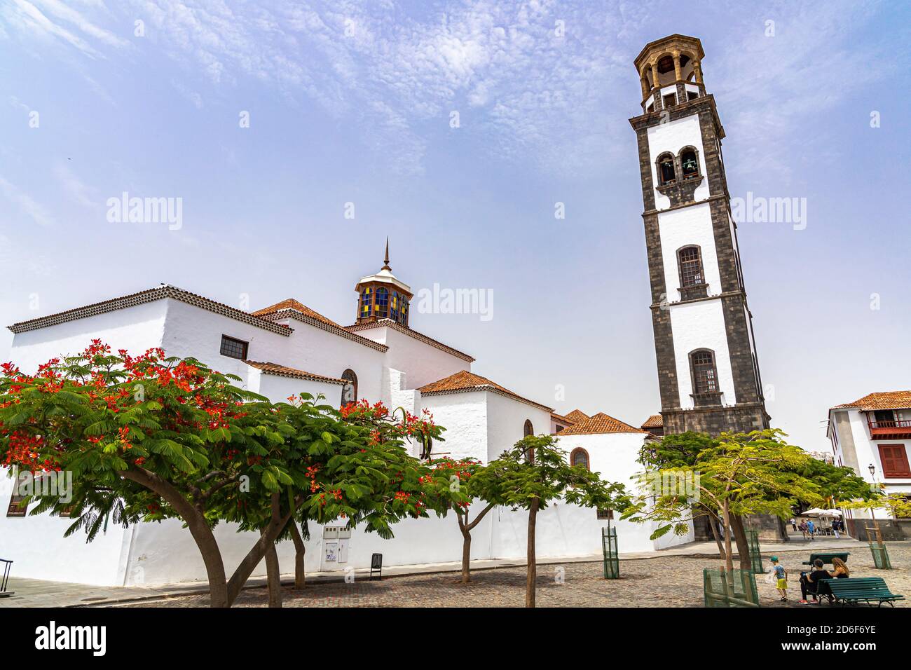 Plaza de La Iglesia im Zentrum von Santa Cruz de Tenerife, Teneriffa, Spanien Stockfoto