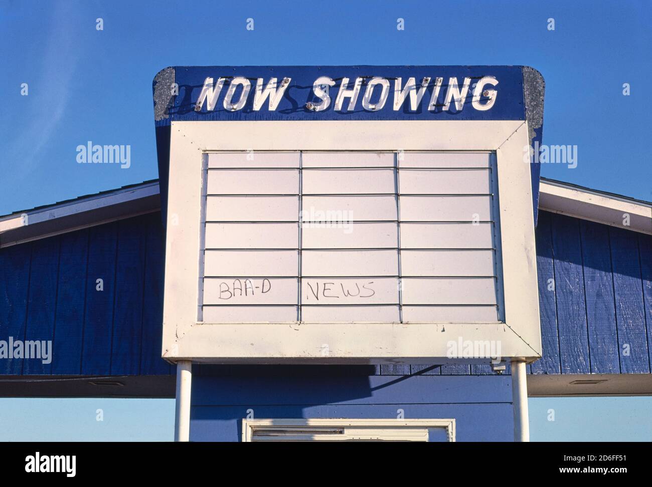 Marty's Sky Drive-in, Jamestown, North Dakota, USA, John Margolies Roadside America Photograph Archive, 1987 Stockfoto