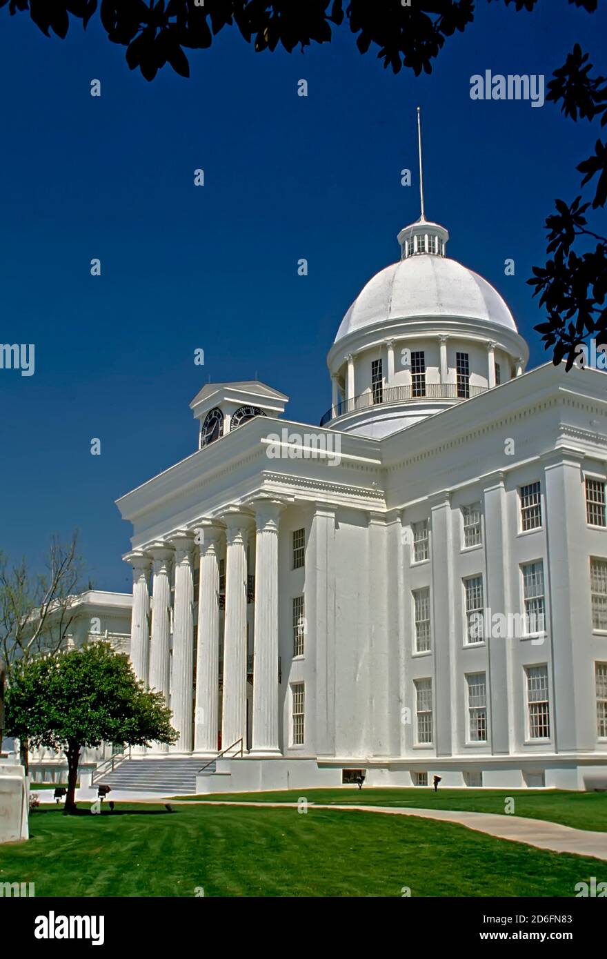 Montgomery Alabama State Capitol Building Stockfoto