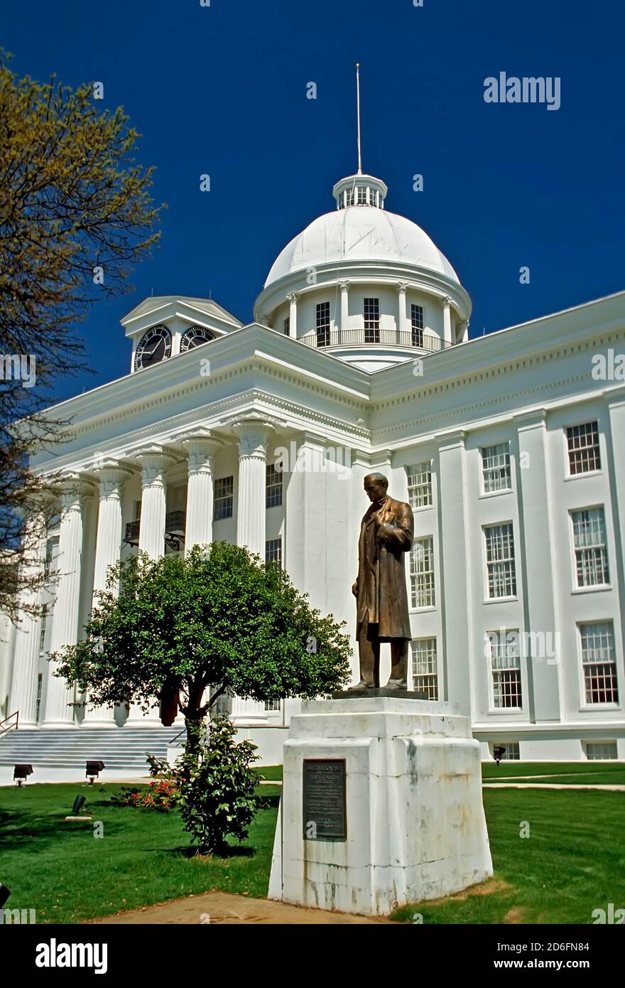 Montgomery Alabama State Capitol Building Stockfoto
